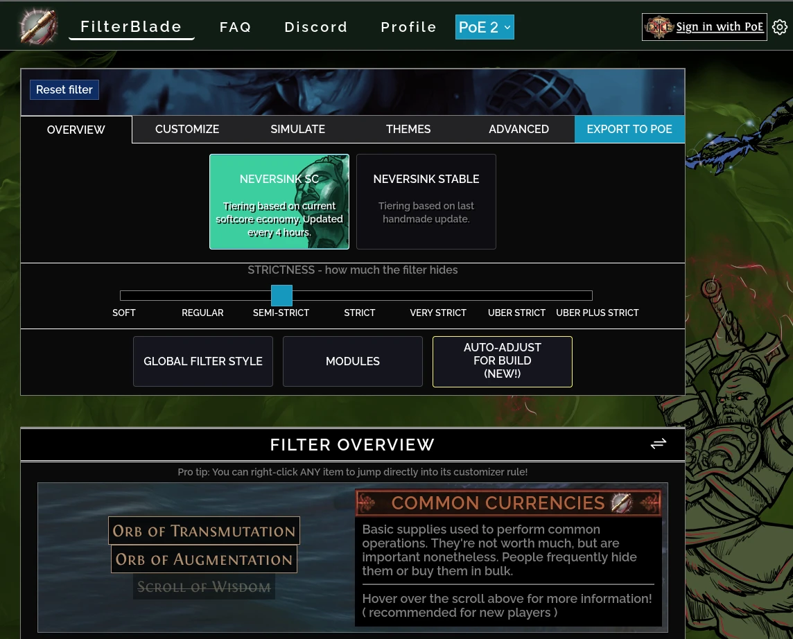 Ícone de FilterBlade